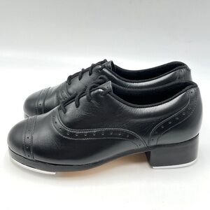 BLOCH Girls Womens Size 4.5 S0313L Jason Samuels Smith Black Leather Tap Shoes
